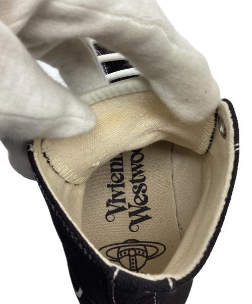 Vivienne Westwood（ヴィヴィアンウエストウッド）Vivienne Westwood (ヴィヴィアンウエストウッド) Plimsollハイカットスニーカー ブラック サイズ:37の古着・服飾アイテム