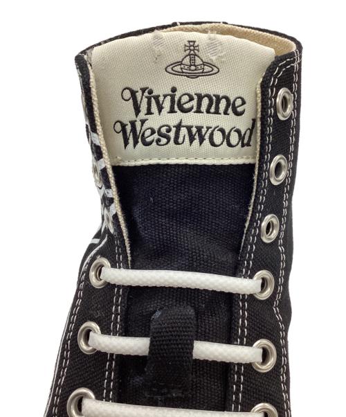 Vivienne Westwood（ヴィヴィアンウエストウッド）Vivienne Westwood (ヴィヴィアンウエストウッド) Plimsollハイカットスニーカー ブラック サイズ:37の古着・服飾アイテム