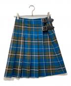 O'NEIL OF DUBLINオニールオブダブリン）の古着「ラップスカート」｜ブルー