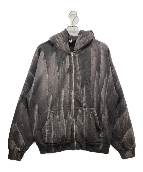 LOS ANGELES APPAREL（ロサンゼルスアパレル）LOS ANGELES APPAREL (ロサンゼルスアパレル) タイダイジップパーカー グレー サイズ:Lの古着・服飾アイテム