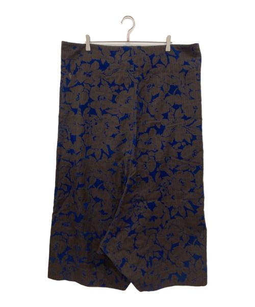 COMME des GARCONS（コムデギャルソン）COMME des GARCONS (コムデギャルソン) フロッキーパンツ ブラウン×ブルー サイズ:Sの古着・服飾アイテム