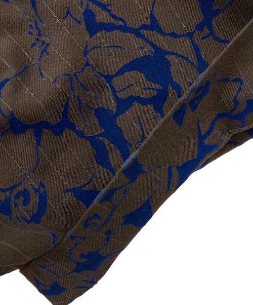 COMME des GARCONS（コムデギャルソン）COMME des GARCONS (コムデギャルソン) フロッキーパンツ ブラウン×ブルー サイズ:Sの古着・服飾アイテム