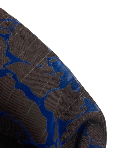 COMME des GARCONS（コムデギャルソン）COMME des GARCONS (コムデギャルソン) フロッキーパンツ ブラウン×ブルー サイズ:Sの古着・服飾アイテム