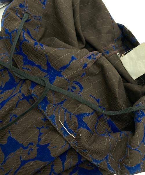 COMME des GARCONS（コムデギャルソン）COMME des GARCONS (コムデギャルソン) フロッキーパンツ ブラウン×ブルー サイズ:Sの古着・服飾アイテム