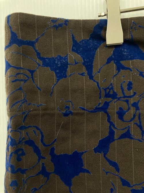 COMME des GARCONS（コムデギャルソン）COMME des GARCONS (コムデギャルソン) フロッキーパンツ ブラウン×ブルー サイズ:Sの古着・服飾アイテム