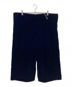 COMME des GARCONSコムデギャルソン）の古着「ベロアパンツ」｜ブルー