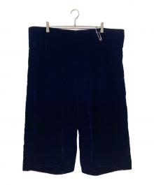 COMME des GARCONS（コムデギャルソン）の古着「ベロアパンツ」｜ブルー