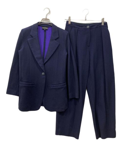 EMPORIO ARMANI（エンポリオ アルマーニ）EMPORIO ARMANI (エンポリオ アルマーニ) セットアップ ネイビー サイズ:40の古着・服飾アイテム
