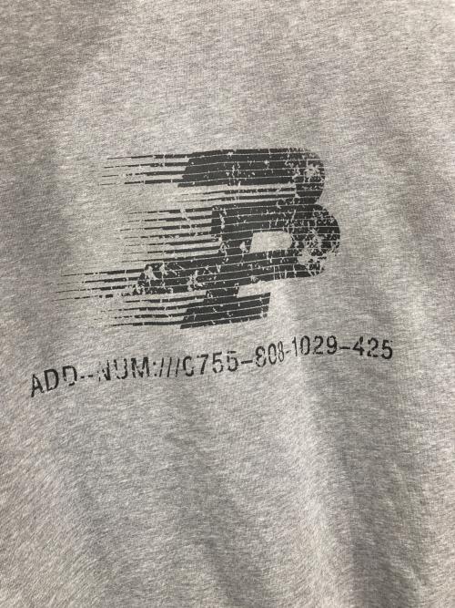 masonprince（メゾンプリンス）masonprince (メゾンプリンス) オーバーサイズ ペイント加工 ZIPパーカー グレー サイズ:3の古着・服飾アイテム