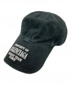 BALENCIAGAバレンシアガ）の古着「ベースボールキャップ」｜ブラック