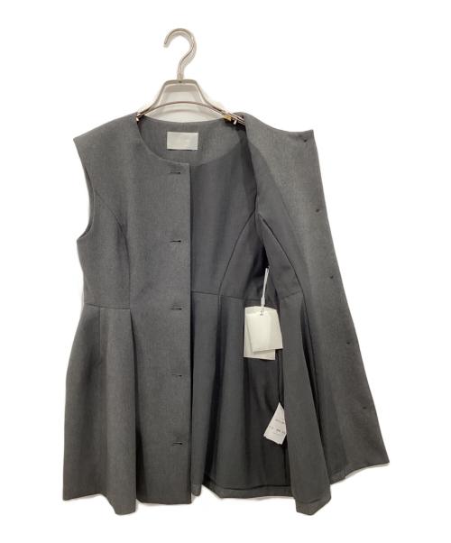 CELFORD（セルフォード）CELFORD (セルフォード) ペプラムセットアップ グレー サイズ:38の古着・服飾アイテム
