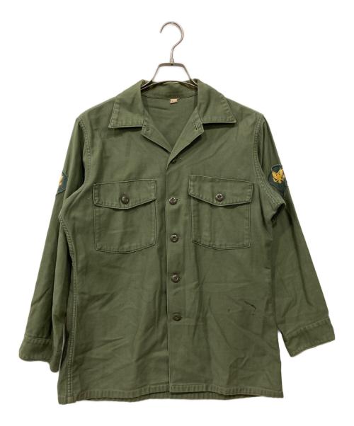 US ARMY（ユーエスアーミー）US ARMY (ユーエスアーミー) ユーティリティーシャツ カーキ サイズ:SIZE 15 1/2の古着・服飾アイテム