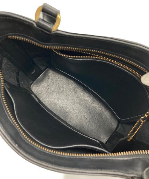 COACH（コーチ）COACH (コーチ) レザートートバッグ ブラックの古着・服飾アイテム