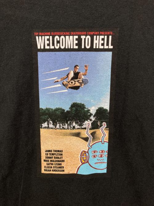 SUPREME（シュプリーム）Supreme (シュプリーム) Toy Machine Welcome To Hell Tee / トイマシーン ウェルカム トゥ ヘル ティー ブラック サイズ:XXLの古着・服飾アイテム
