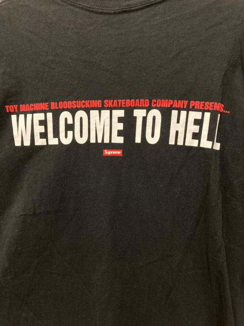 SUPREME（シュプリーム）Supreme (シュプリーム) Toy Machine Welcome To Hell Tee / トイマシーン ウェルカム トゥ ヘル ティー ブラック サイズ:XXLの古着・服飾アイテム