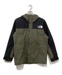 THE NORTH FACE（ザ ノース フェイス）の古着「マウンテンライトジャケット」｜グリーン×ブラック