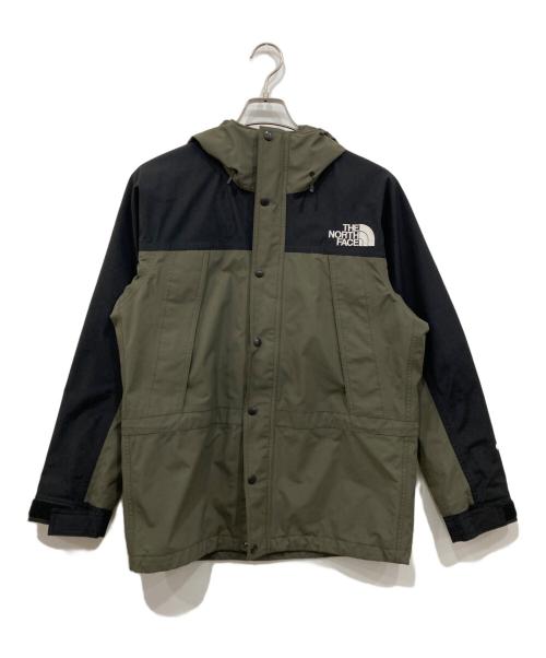 THE NORTH FACE（ザ ノース フェイス）THE NORTH FACE (ザ ノース フェイス) マウンテンライトジャケット グリーン×ブラック サイズ:Sの古着・服飾アイテム