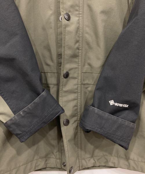 THE NORTH FACE（ザ ノース フェイス）THE NORTH FACE (ザ ノース フェイス) マウンテンライトジャケット グリーン×ブラック サイズ:Sの古着・服飾アイテム