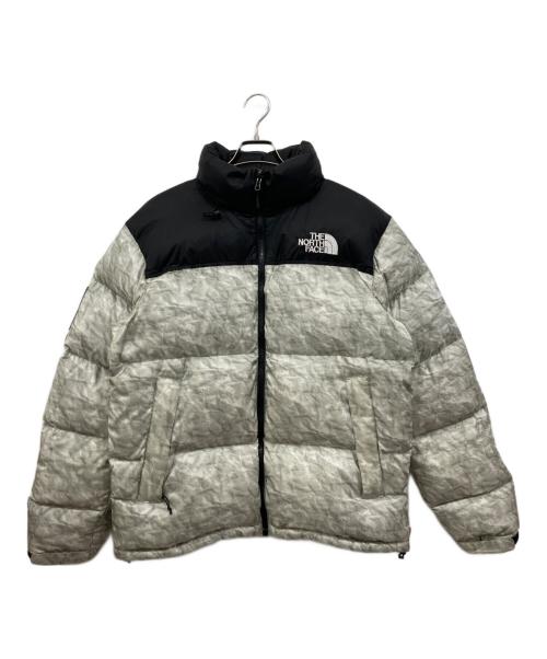 THE NORTH FACE（ザ ノース フェイス）THE NORTH FACE (ザ ノース フェイス) SUPREME (シュプリーム) ペーパーヌプシジャケット ブラック×グレー サイズ:Mの古着・服飾アイテム