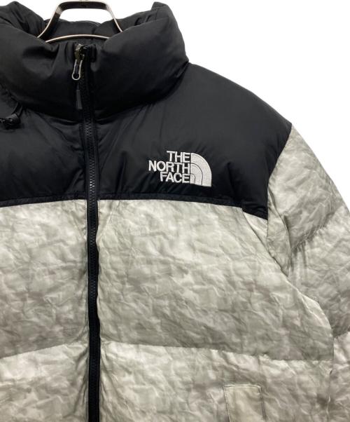 THE NORTH FACE（ザ ノース フェイス）THE NORTH FACE (ザ ノース フェイス) SUPREME (シュプリーム) ペーパーヌプシジャケット ブラック×グレー サイズ:Mの古着・服飾アイテム