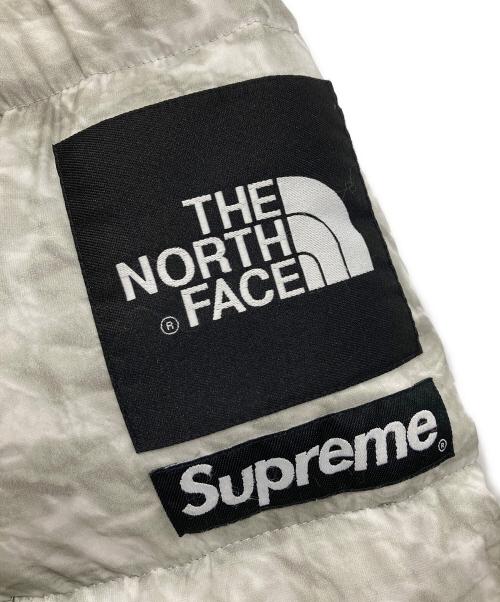 THE NORTH FACE（ザ ノース フェイス）THE NORTH FACE (ザ ノース フェイス) SUPREME (シュプリーム) ペーパーヌプシジャケット ブラック×グレー サイズ:Mの古着・服飾アイテム