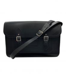 the cambridge satchel company（ケンブリッチサッチェルカンパニー）の古着「レザーショルダーバッグ」｜ブラック