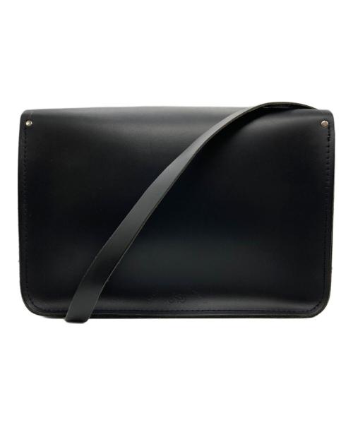 the cambridge satchel company（ケンブリッチサッチェルカンパニー）the cambridge satchel company (ケンブリッチサッチェルカンパニー) レザーショルダーバッグ ブラックの古着・服飾アイテム
