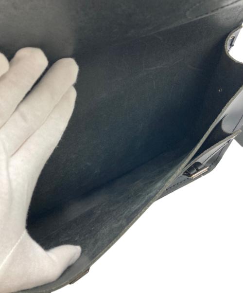 the cambridge satchel company（ケンブリッチサッチェルカンパニー）the cambridge satchel company (ケンブリッチサッチェルカンパニー) レザーショルダーバッグ ブラックの古着・服飾アイテム