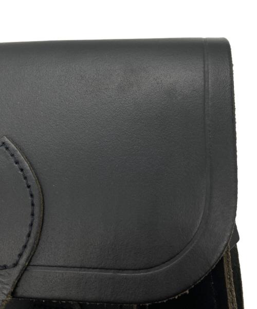 the cambridge satchel company（ケンブリッチサッチェルカンパニー）the cambridge satchel company (ケンブリッチサッチェルカンパニー) レザーショルダーバッグ ブラックの古着・服飾アイテム