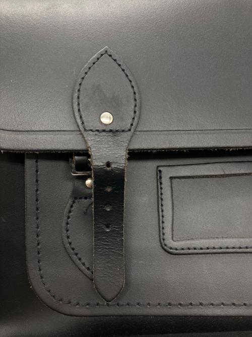 the cambridge satchel company（ケンブリッチサッチェルカンパニー）the cambridge satchel company (ケンブリッチサッチェルカンパニー) レザーショルダーバッグ ブラックの古着・服飾アイテム