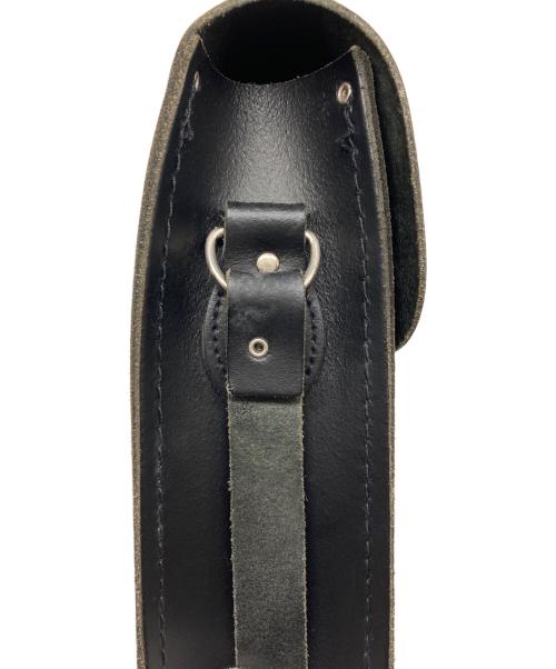 the cambridge satchel company（ケンブリッチサッチェルカンパニー）the cambridge satchel company (ケンブリッチサッチェルカンパニー) レザーショルダーバッグ ブラックの古着・服飾アイテム
