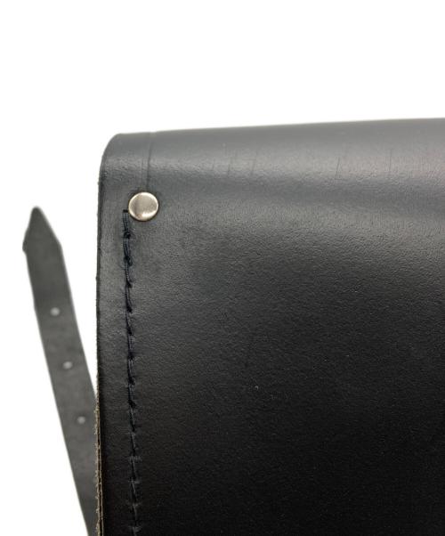 the cambridge satchel company（ケンブリッチサッチェルカンパニー）the cambridge satchel company (ケンブリッチサッチェルカンパニー) レザーショルダーバッグ ブラックの古着・服飾アイテム