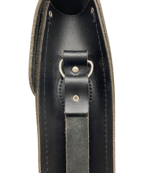 the cambridge satchel company（ケンブリッチサッチェルカンパニー）the cambridge satchel company (ケンブリッチサッチェルカンパニー) レザーショルダーバッグ ブラックの古着・服飾アイテム