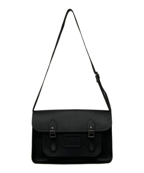 the cambridge satchel company（ケンブリッチサッチェルカンパニー）the cambridge satchel company (ケンブリッチサッチェルカンパニー) レザーショルダーバッグ ブラックの古着・服飾アイテム