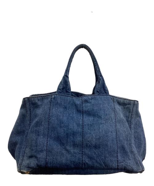 PRADA（プラダ）PRADA (プラダ) カナパデニムトートバッグ インディゴの古着・服飾アイテム