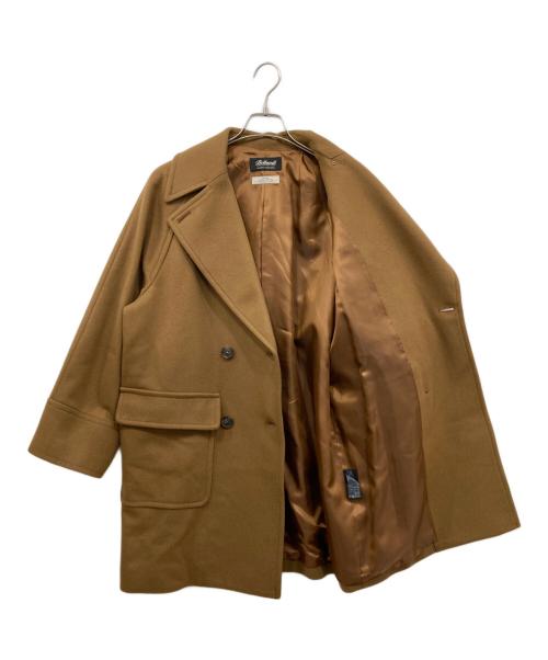 JOURNAL STANDARD relume（ジャーナルスタンダード レリューム）JOURNAL STANDARD relume (ジャーナルスタンダード レリューム) Bellandi ミドルPコート ブラウン サイズ:38の古着・服飾アイテム