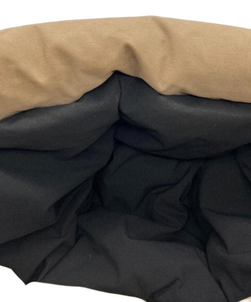 FIRST DOWN（ファーストダウン）FIRST DOWN (ファーストダウン) パネルダウンジャケット ブラック×ベージュ サイズ:XLの古着・服飾アイテム