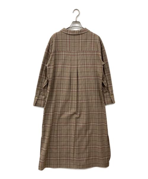 UNTITLED（アンタイトル）UNTITLED (アンタイトル) シャツワンピース ベージュ サイズ:2の古着・服飾アイテム