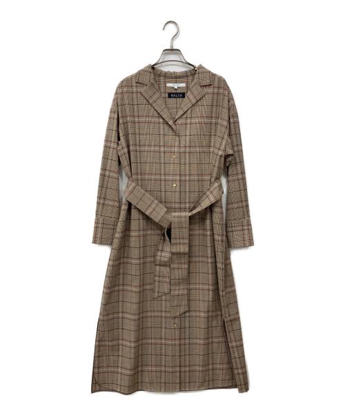 UNTITLED（アンタイトル）UNTITLED (アンタイトル) シャツワンピース ベージュ サイズ:2の古着・服飾アイテム