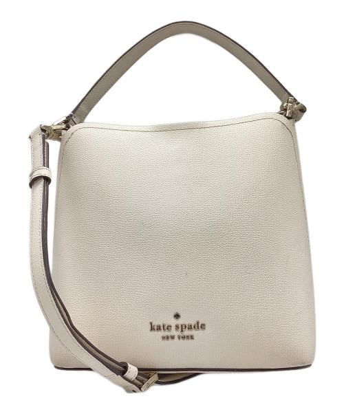 Kate Spade（ケイトスペード）Kate Spade (ケイトスペード) ダーシースモールバケット アイボリーの古着・服飾アイテム