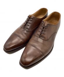 Crockett & Jones（クロケット＆ジョーンズ）の古着「ストレートチップシューズ」｜ブラウン