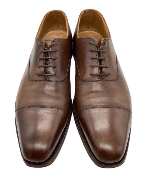 Crockett & Jones（クロケット＆ジョーンズ）Crockett & Jones (クロケット＆ジョーンズ) ストレートチップシューズ ブラウン サイズ:SIZE 7 Eの古着・服飾アイテム