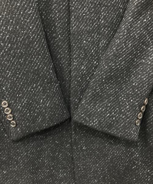 Aquascutum（アクアスキュータム）Aquascutum (アクアスキュータム) チェスターコート ネイビー×ブラック サイズ:38の古着・服飾アイテム