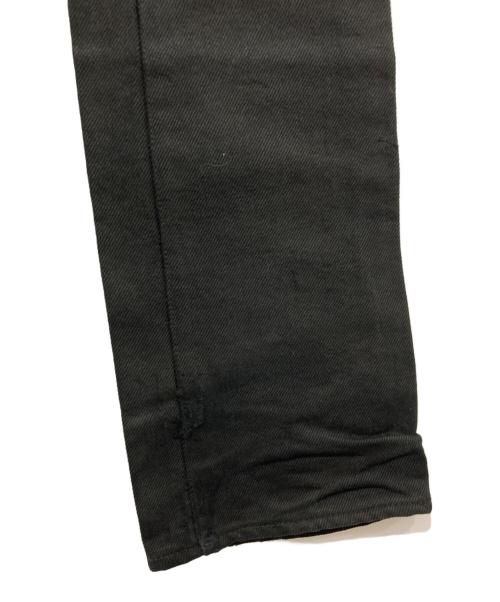 IRON HEART（アイアンハート）IRON HEART (アイアンハート) ボタンフライ デニムパンツ ブラック サイズ:28の古着・服飾アイテム