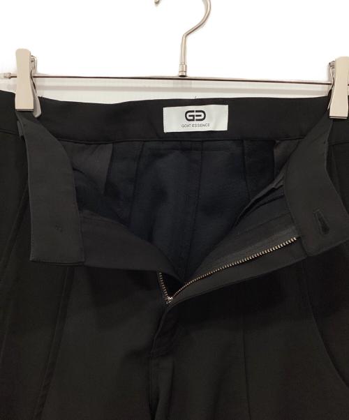 GOAT ESSENCE（ゴートエッセンス）GOAT ESSENCE (ゴートエッセンス) タックワイドショーツ ブラック サイズ:2の古着・服飾アイテム