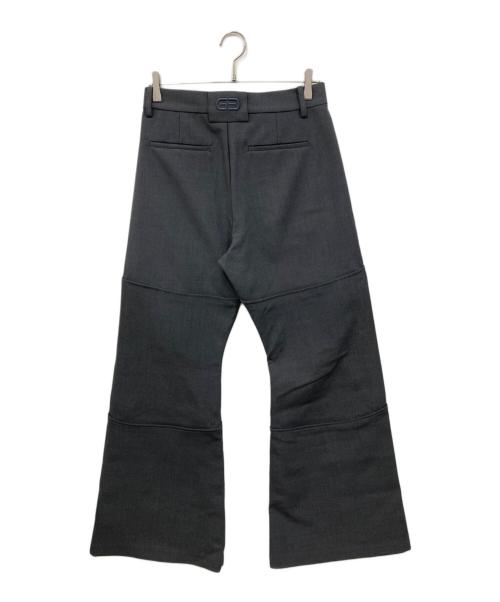 GOAT ESSENCE（ゴートエッセンス）GOAT ESSENCE (ゴートエッセンス) 4タックフレアパンツ グレー サイズ:1の古着・服飾アイテム