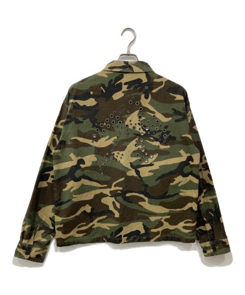 ANTIMID（アンチミッド）ANTIMID (アンチミッド) カモ L/S シャツ カーキ サイズ:Sの古着・服飾アイテム