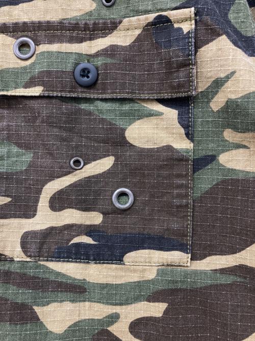 ANTIMID（アンチミッド）ANTIMID (アンチミッド) カモ L/S シャツ カーキ サイズ:Sの古着・服飾アイテム