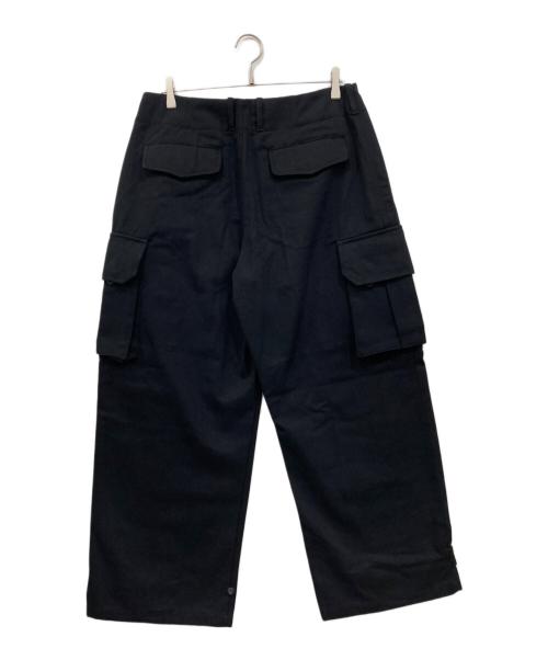 Ballsy.Brothers（ボールジーブラザーズ）BALLSY.BROTHERS (ボールジーブラザーズ) Twill tuck M47 cargo pants / ツイルタックM47カーゴパンツ ブラック サイズ:Lの古着・服飾アイテム