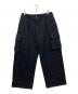 BALLSY.BROTHERS（ボールジーブラザーズ）の古着「Twill tuck M47 cargo pants / ツイルタックM47カーゴパンツ」｜ブラック